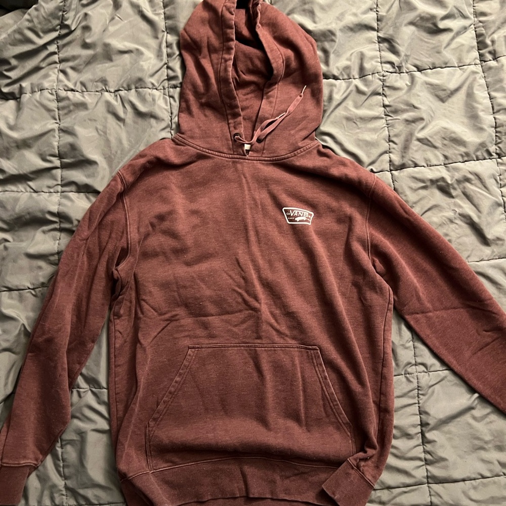 Vans Men's Maroon Hoodie